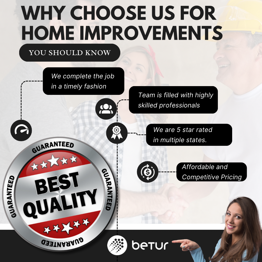 Why choose Betur LLC for home improvements